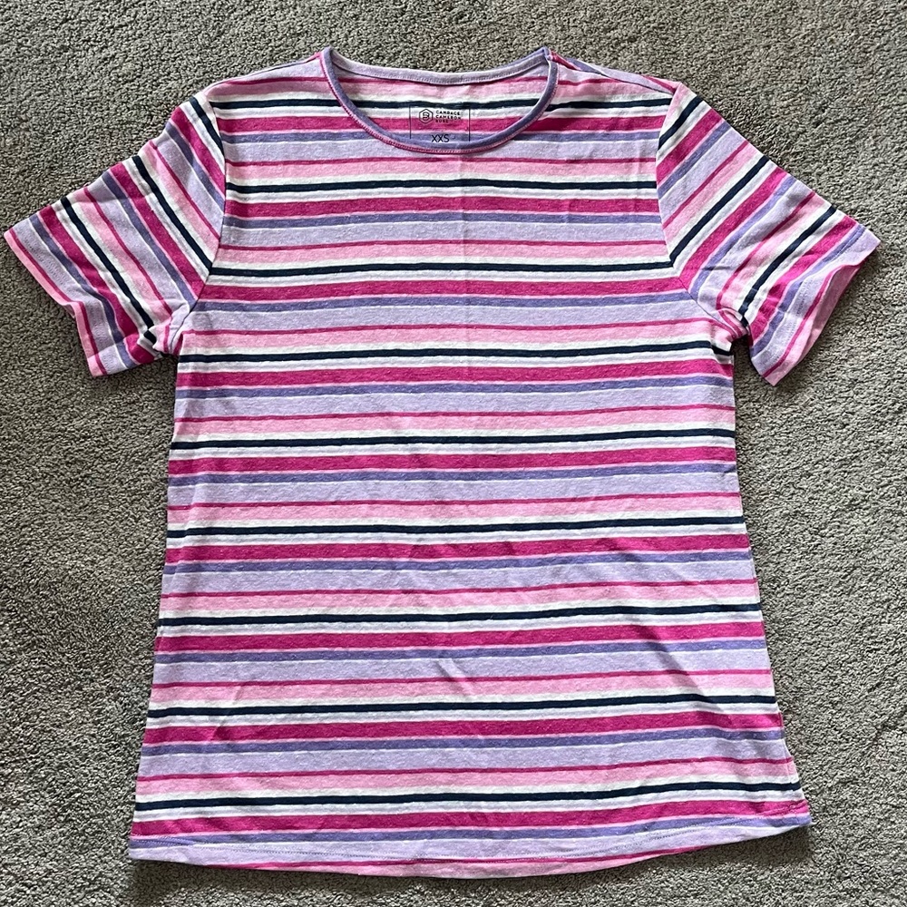 🌼NWOT🌼 Candace Cameron Bure CCB/QVC Striped T Shirt